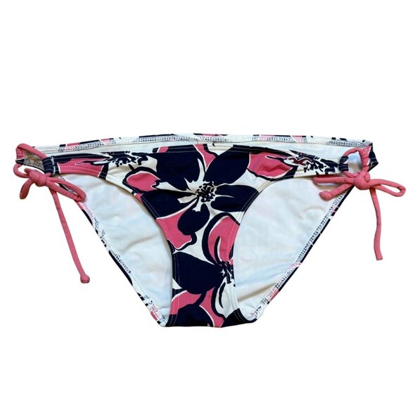 Y2K Hollister Floral Low Rise Bikini Bottoms Size S - Picture 1 of 5